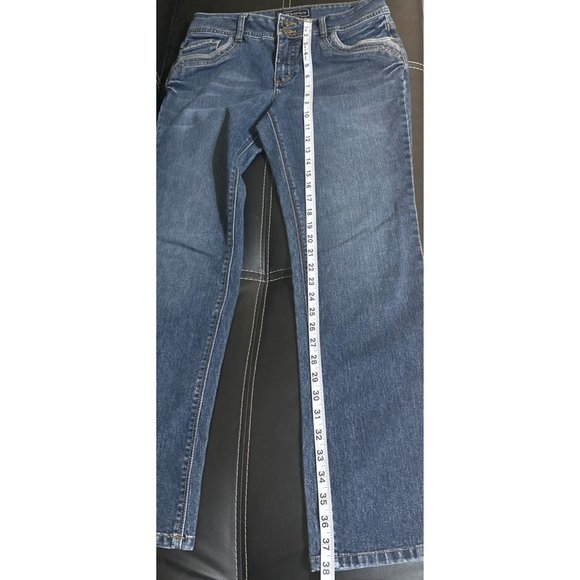 Cato Premium Bootcut Denim Jeans Mid Rise Women's 10P (32X30) Cotton Blend - Picture 9 of 13